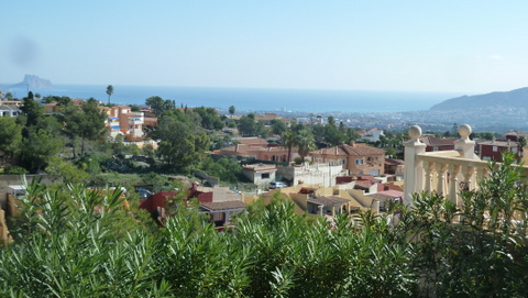 Large detached villa with fabulous seaviews in La Nucia