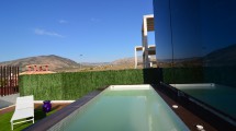 Villas at the new golf course of Finestrat (Costa Blanca) pool