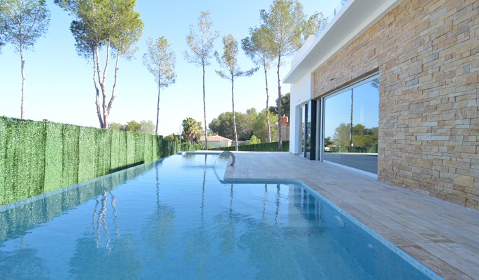 Nouvelle construction villa à Benissa pool