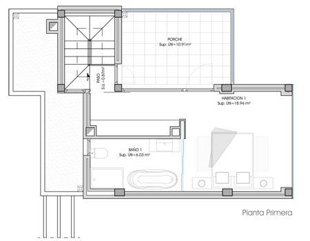 Chalets circa 300 m de campo de golf Finestrat (Benidorm)