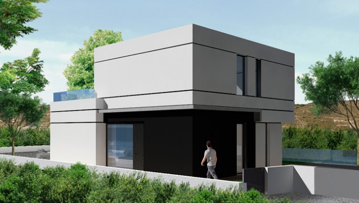 Construction of 5 villas in Rojales