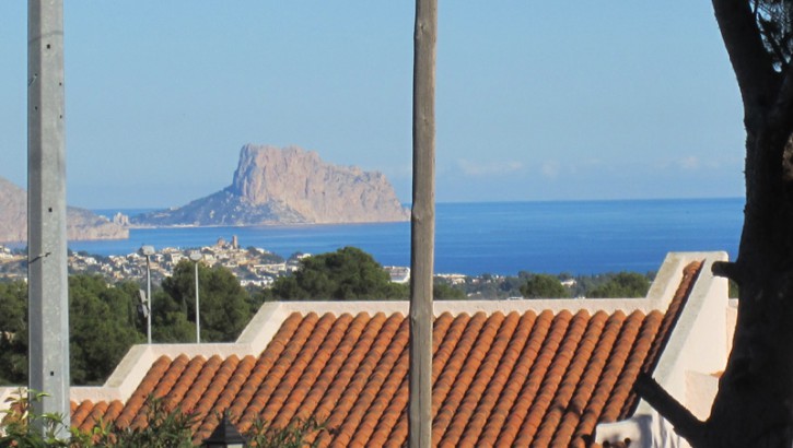 Maison avec vue de mer à La Nucia