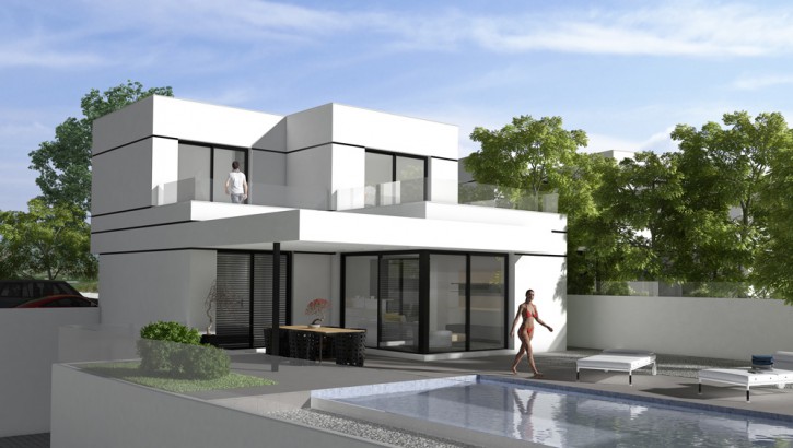 Construction of 5 villas in Rojales