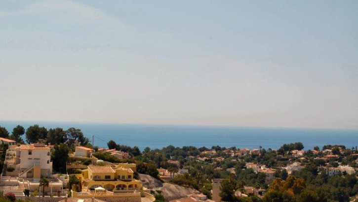 Villa moderna con vista al mar en Benissa