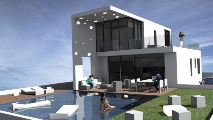 Villas de lujo en estillo high tech