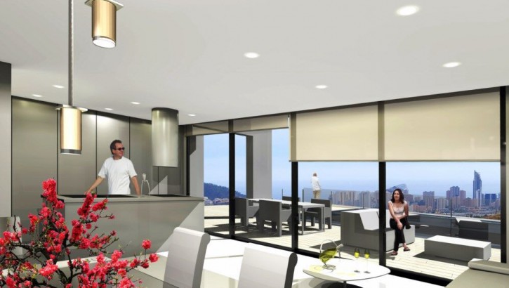 Villas de lujo en estillo high tech