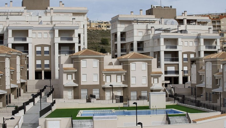 Apartments and bungalows in Santa Pola vista