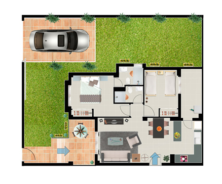 2 Bedroom bungalows in Torrevieja (Aguas Nuevas)