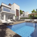 Modern style villas close to the golf course