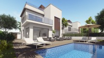 Modern style villas close to the golf course