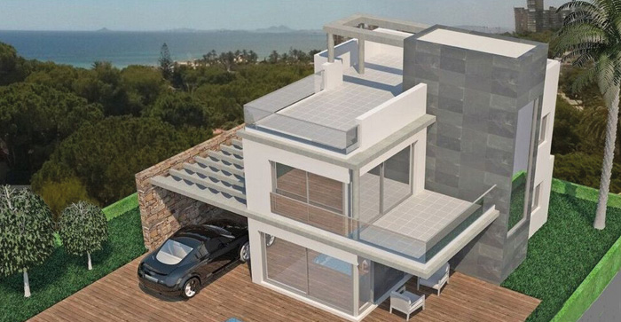 Top Lage Neubau-Villen mit Pool in Torrevieja
