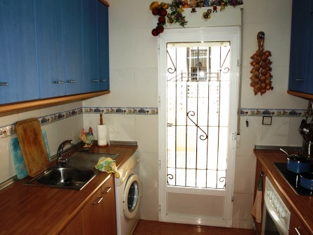 Quadro with garden in La Marina