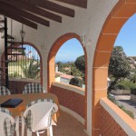 Cultivated villa with sea view Denia