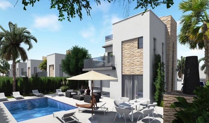 Villas modèrnes près du terrain de golf Villamartin