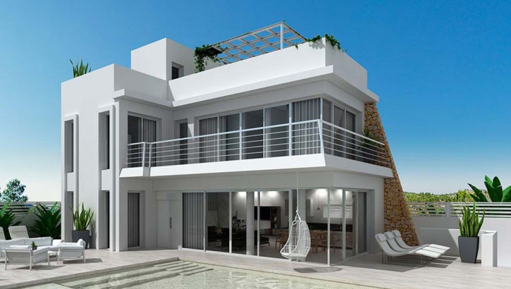 Modern Design Villas 500 m to the beach in Guardamar