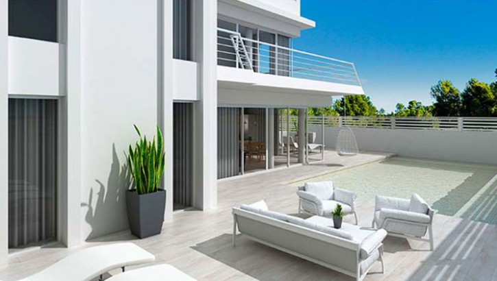 Modern Design Villas 500 m to the beach in Guardamar