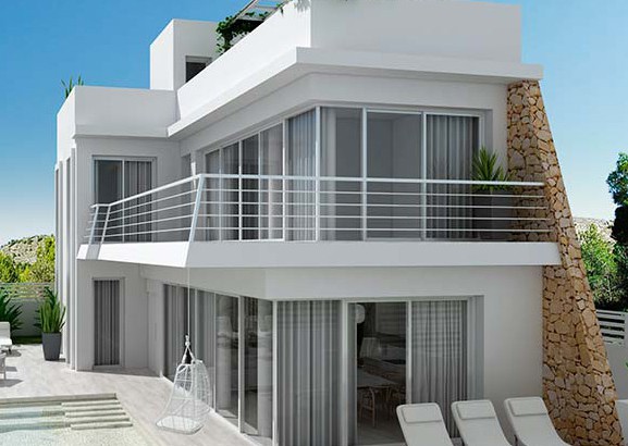 Modern Design Villas 500 m to the beach in Guardamar