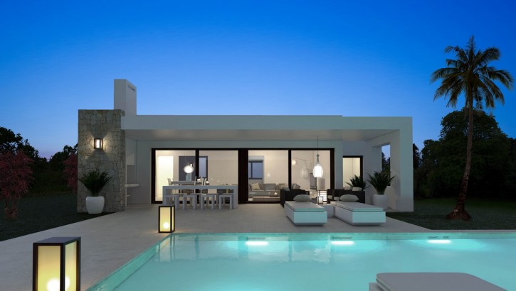 Belles villas avec piscine à Moraira