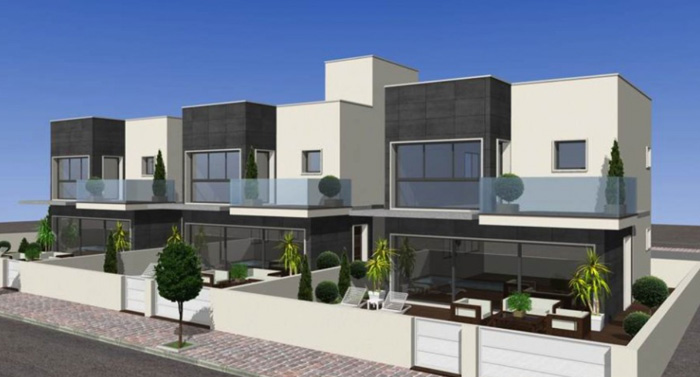 Detached houses with private pool in San Pedro del Pinatar