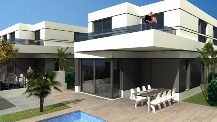 Villas with private pool in Orihuela Costa