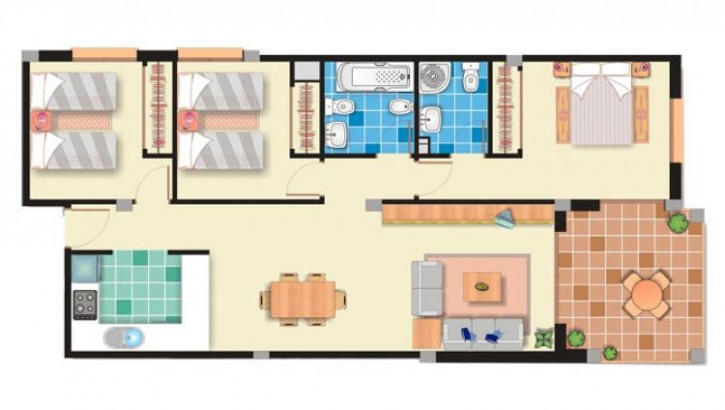 Apartamentos en Los Alcazares (Mar Menor)