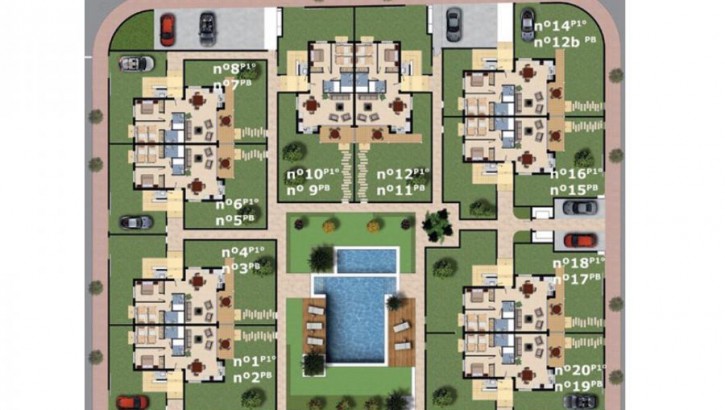 Neubau Reihenhäuser schlüsselfertig in Quesada