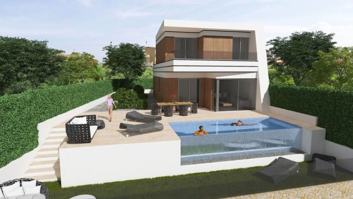 Villas con picina privada en Orihuela Costa