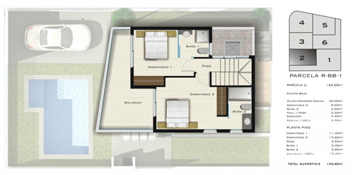 Villas con picina privada en Orihuela Costa