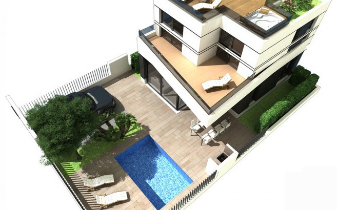Villas with private pool in Orihuela Costa