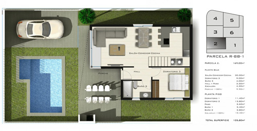 Villas con picina privada en Orihuela Costa