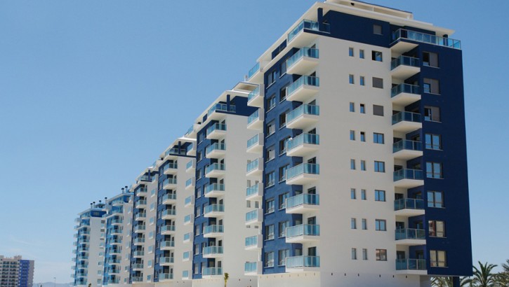 Schöne Neubau Wohnungen in erster Strandlinie La Manga