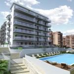 Moderne Wohnungen erste Reihe Strand Los Arenales