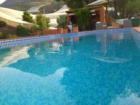 Casa mediterránea con piscina en Altea