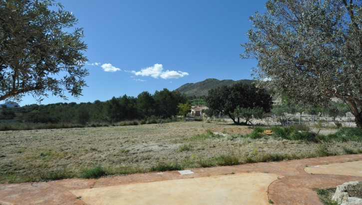 Finca on a large flat plot in a rural environment of Benissa