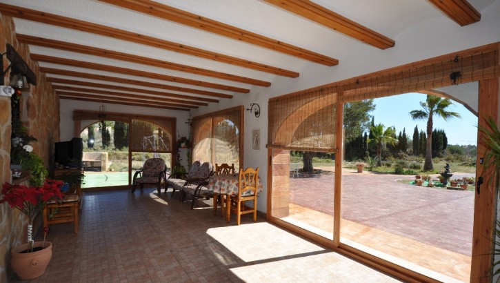 Finca on a large flat plot in a rural environment of Benissa