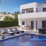 Villa nouvelle construction avec vue sur mer à Calpe