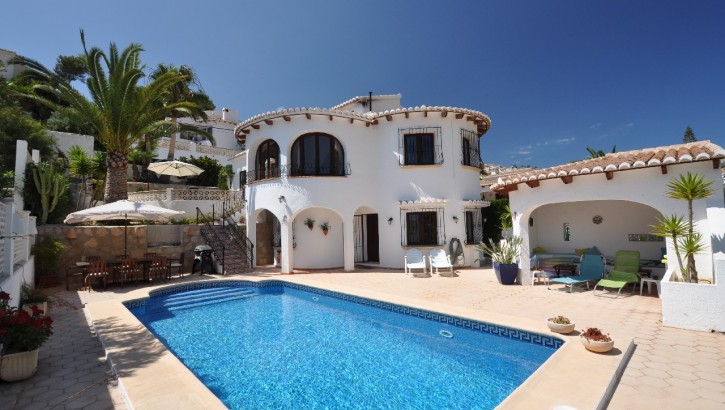 Nice villa with fantastic  views and pool Benitachel