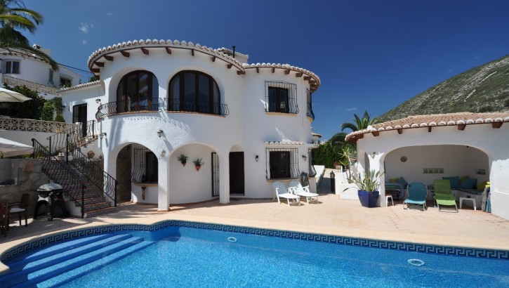 Nice villa with fantastic  views and pool Benitachel