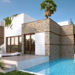 Villas en Cabo Roig con parcela y piscina privada