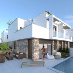 New Semi detached houses with private pool in Orihuela Costa