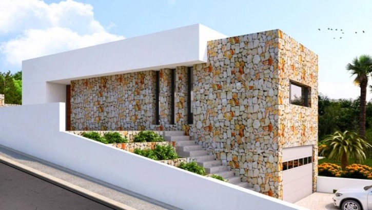 Belle nouvelle villa avec vue fantastique sur mer à Javea