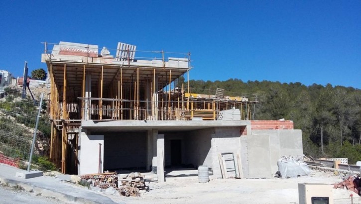 Belle nouvelle villa avec vue fantastique sur mer à Javea