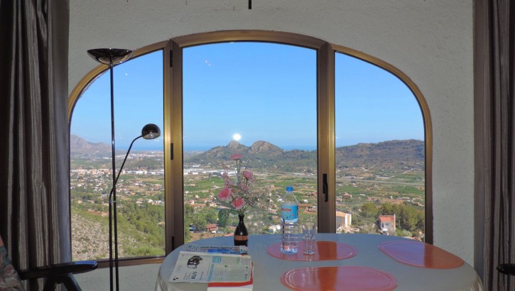 Cosy villa with sea view in Monte Pedreguer