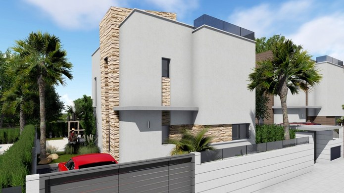 Villas modèrnes près du terrain de golf Villamartin
