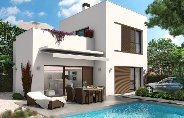 New luxury villas with private pool in La Marina