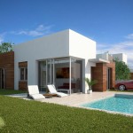 Villas independientes con piscina en Villamartin