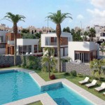 Villas independientes con piscina en Villamartin