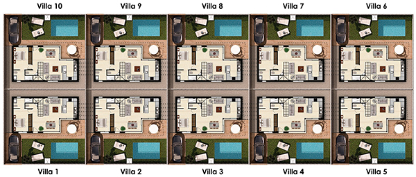 Villa moderna con parcela privada y piscina de 6×3 m
