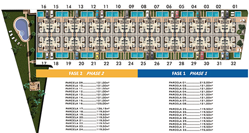 Duplexes avec piscine privee à Villamartin