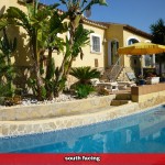 Attractive house with private pool in Moraira